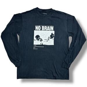 F*cking Awesome FA World Entertainment “No Brain” Long Sleeve Tee Shirt Sz M